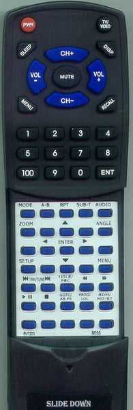 BOSS BV7300 Replacement Remote