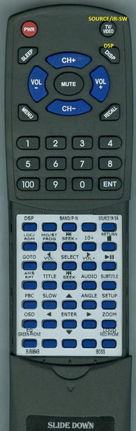 BOSSINSERT BV9964B Replacement Remote
