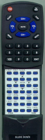 TOSHIBA W512 Replacement Remote