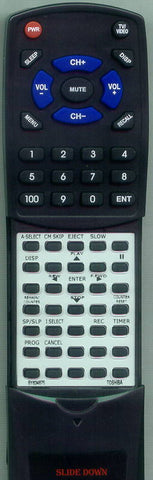 TOSHIBA RTBY634675 Replacement Remote