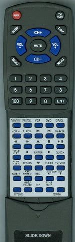 TOSHIBA D-VKR3SU Replacement Remote