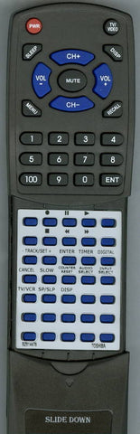 TOSHIBA VC 525 Replacement Remote