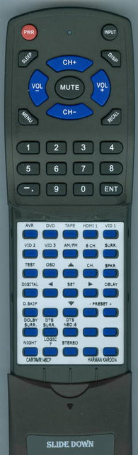 HK CARTAVR146CP Replacement Remote