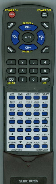 HKINSERT CARTAVR1565HK Replacement Remote