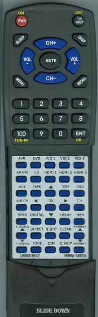 HARMKINSERT CARTAVR1600120 Replacement Remote