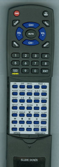HARMANKARDINSERT CARTDVD48BK Replacement Remote
