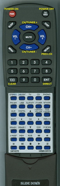 HARMANKARINSERT HK 3770 Replacement Remote