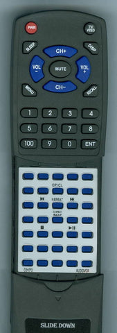 AUDIOVOX RTCD1072 Replacement Remote