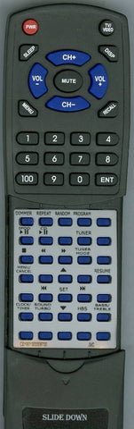 JVC CD1901000008700 Replacement Remote