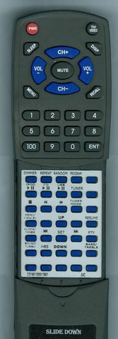 JVC RMSUXLP6R Replacement Remote