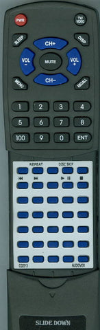 AUDIOVOX CD2313 Replacement Remote