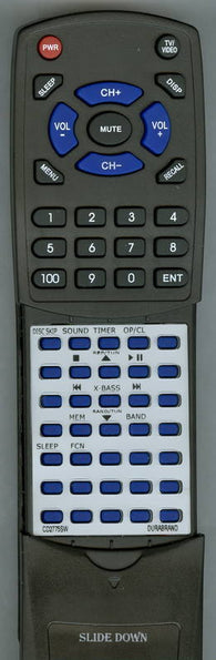 DURABRAND RTCD2775SW Replacement Remote