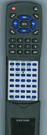 AUDIOVOX RTCD7106VI Replacement Remote