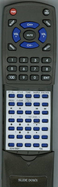 TEAC CEC4U10002617 Replacement Remote