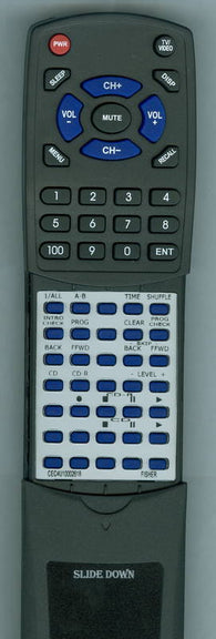 FISHER RTCEC4U10002618 Replacement Remote