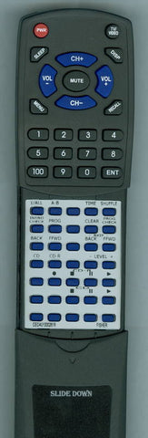 FISHER RTCEC4U10002618 Replacement Remote