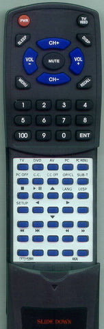AKAI RTCFTD1529W Replacement Remote
