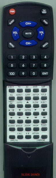CYBERHOME RTCHHGL1710 Replacement Remote