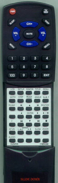 CYBERHOME CHLDV1010A Replacement Remote