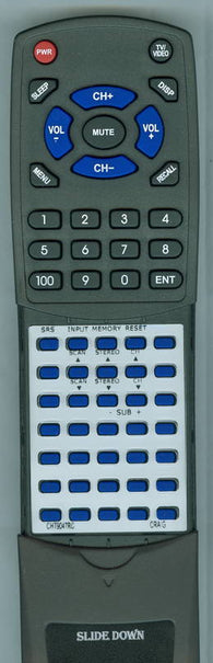 CRAIG CHT904 Replacement Remote