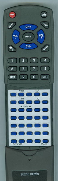 CRAIG CHT973 Replacement Remote
