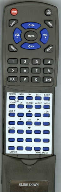 CHANNEL MASTER CM7000 Replacement Remote