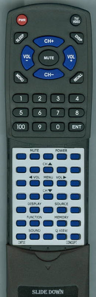 CONCEPT RTCM700 Replacement Remote