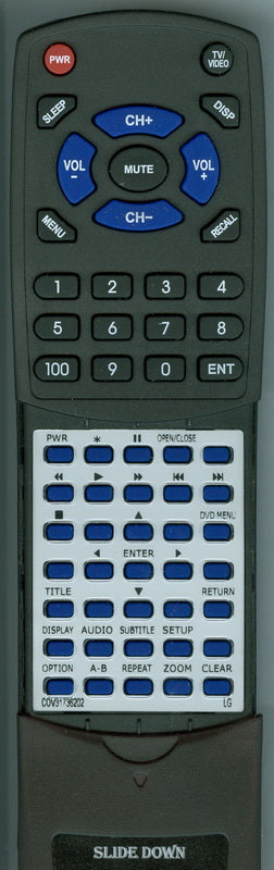 LG RTCOV31736202 Replacement Remote Control - Thumbnail 2