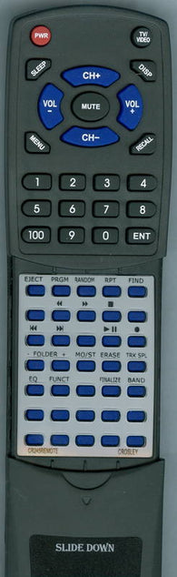 CROSLEY CR2405PA Replacement Remote