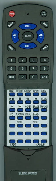 CROSLEY CR247 Replacement Remote