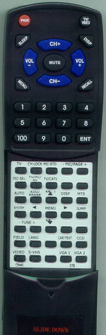 CTX CR440 Replacement Remote