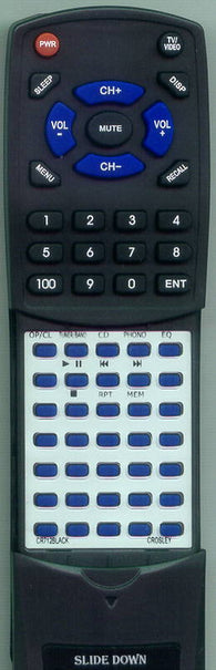 CROSLEY CR712BLACK Replacement Remote