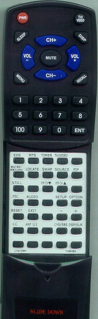 COMPATIBLE CRCT9725 Replacement Remote