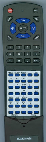TOSHIBA CT-RC1US-18 Replacement Remote