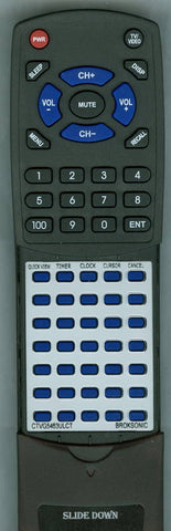 BR CTVG5463ULCT-4563ULCT Replacement Remote