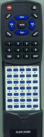 JENSEN CV1317J Replacement Remote