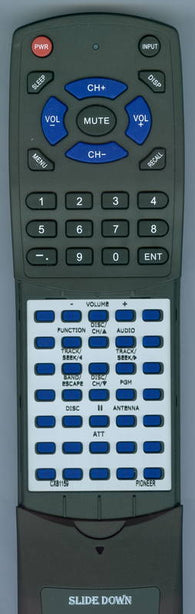 PIONEER DEHP835R Replacement Remote