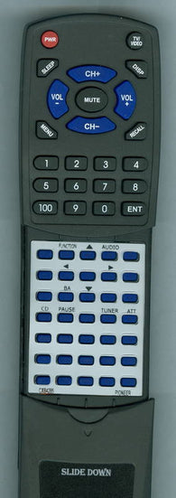 PIONEER DEHP77DH Replacement Remote