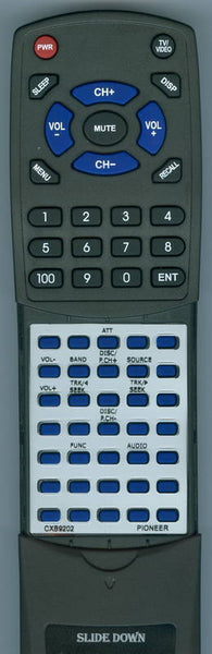 PIONEER DEHP8450MP Replacement Remote