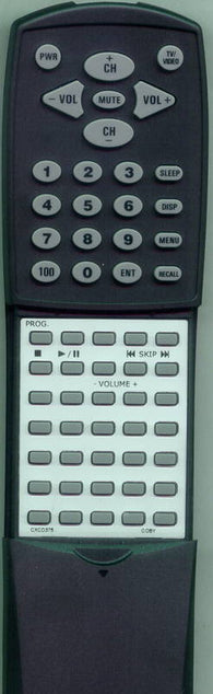 COBY RTCXCD375 Replacement Remote
