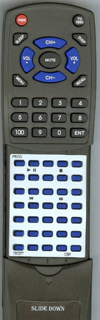 COBY RTCXCD377 Replacement Remote