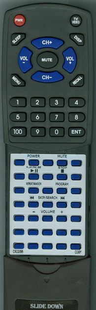 COBY RTCXCD395 Replacement Remote
