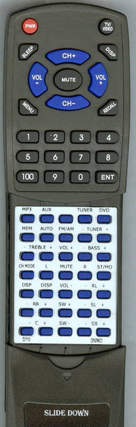 DIVINCI SOUND D710 Replacement Remote