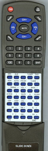 DIVINCI SOUND RTD710 Replacement Remote