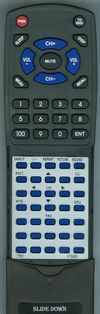 HITEKER RTD7R03 Replacement Remote