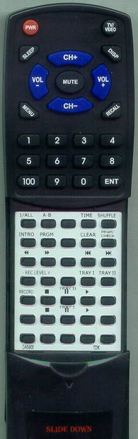 TDK DA5900 Replacement Remote