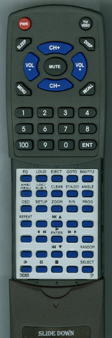 DPAUDIO RTDBD805 Replacement Remote