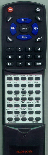 GO VIDEO DDV3120 Replacement Remote