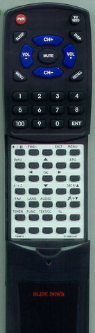 GLOBECAST DE997 SILVER Replacement Remote