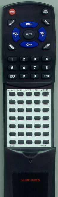 DIGIMATE DGL20 Replacement Remote